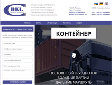 Tablet Screenshot of bkltrans.com